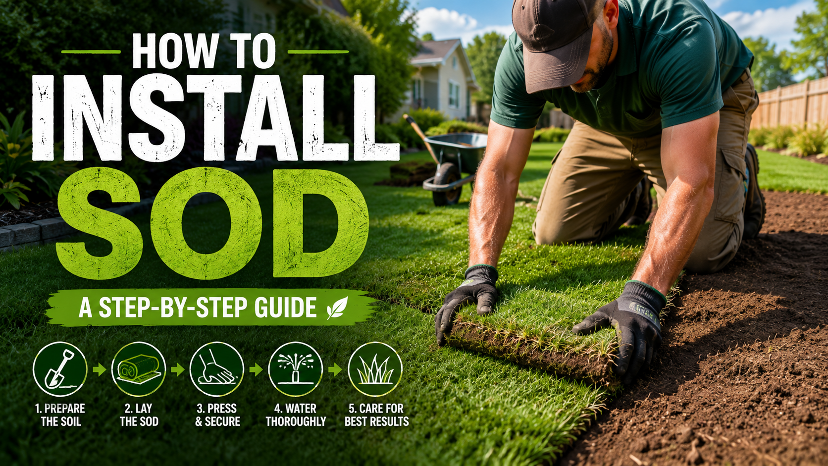 how to install sod